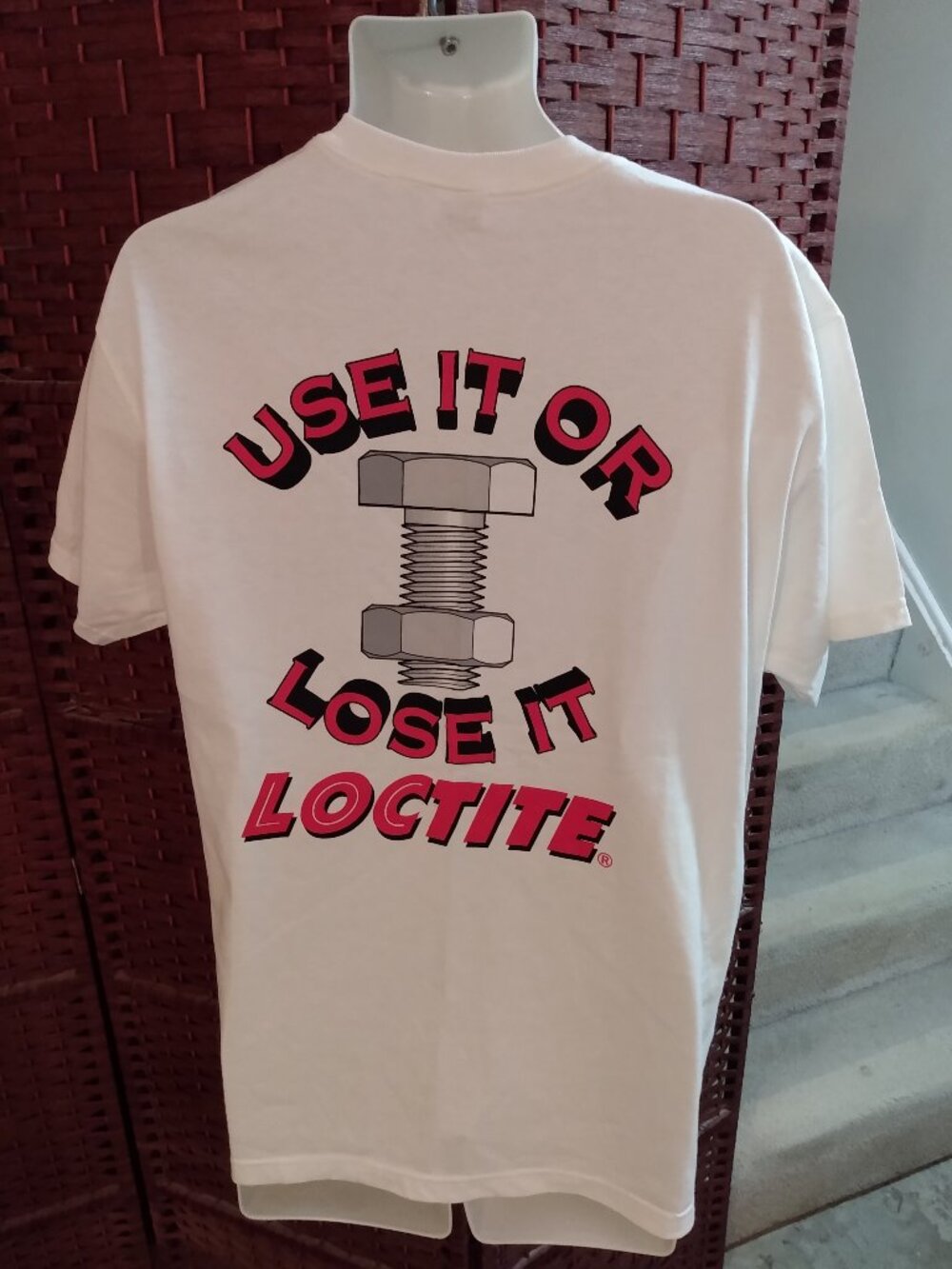 Vintage Loctite Racing T Shirt Use It Or Lose It Adult Large Promo Tee